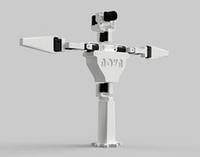 3D Printed Desktop Humanoid