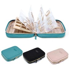 Jewelry Travel Organizer Case Jewelry Storage Book Ring Binder Jewelry-Pouch Bag