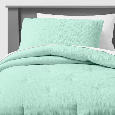 Seersucker kids comforter - kids',
