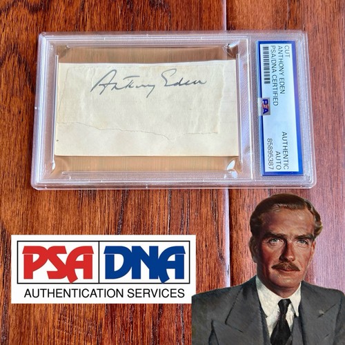 Anthony eden autograph - eden,