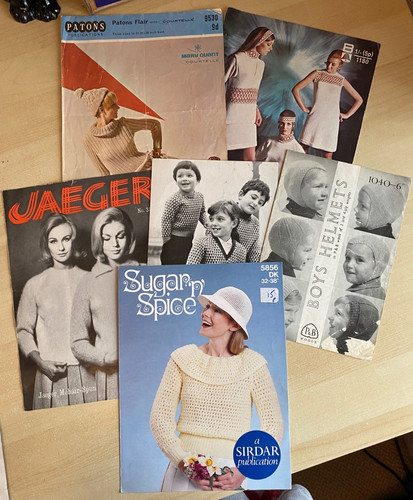 Vintage knitting patterns - vintage,
