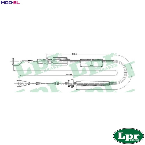 Accelerator cable for - accelerator,