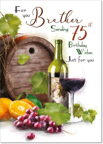 Doodlecards brother 75th - doodlecards,