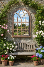Arched Window Soho Wall Mirror