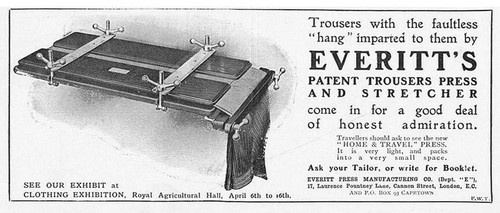 Everitt patent trouser - everitt's, press