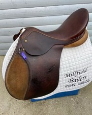17.5 Inch Collegiate Brown Saddle 9 Inch D To D