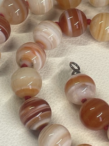 Botswana banded agate bead - botswana,