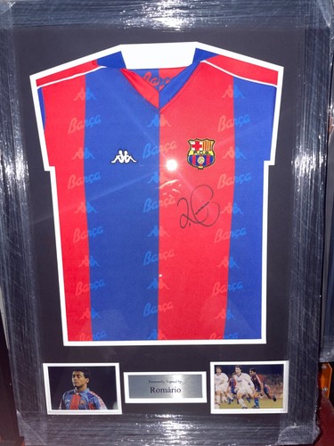 Signed framed romario - signed,