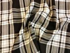 Tartan Check Plaid PolyViscose Fabric - 59" (150cm) Wide - per metre or half
