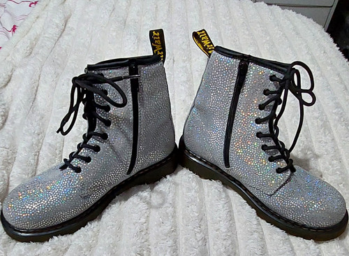 Martens 1460y silver - dr.,