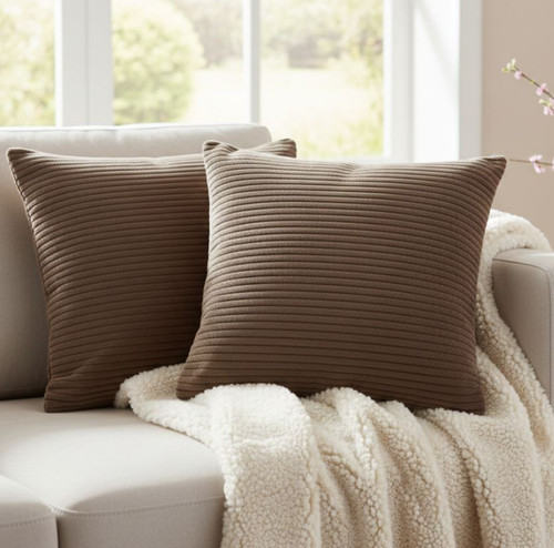 Luxury corduroy cushion cover - cushion,