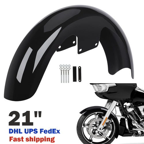 Gloss black front fender - gloss,