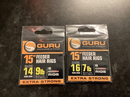Guru feeder hair rigs - guru, 15"