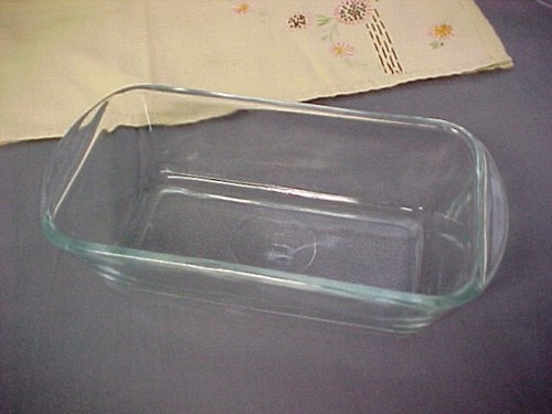 Vintage glasbake clear 2 - clear, 1/2
