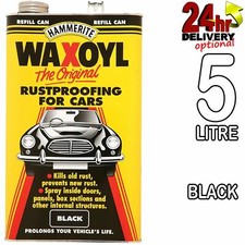 Hammerite 5litre black refill - hammerite,