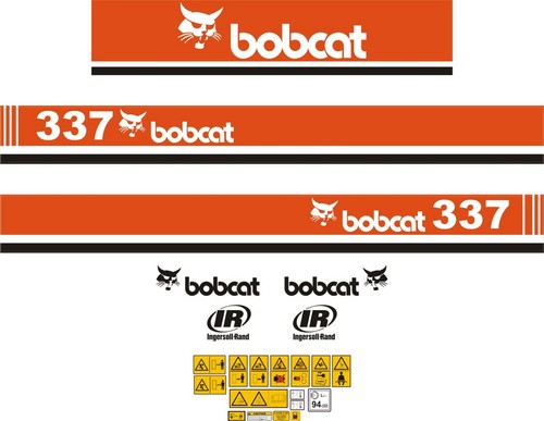 Bobcat 337 mini digger decal - 337,