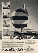 1962 PAPER AD O'Day Sailer Sailboat Sprite Javelin Daysailer Rhodes 