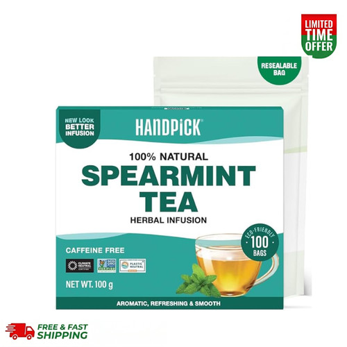 Handpick spearmint tea bags - spearmint,