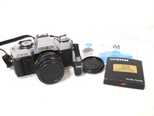 Minolta XG-M 35mm Film Camera & Minolta 45mm 1.2 Lens (Mer)