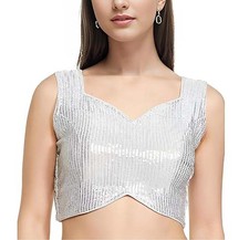 Women Georgette Blouse Sequin