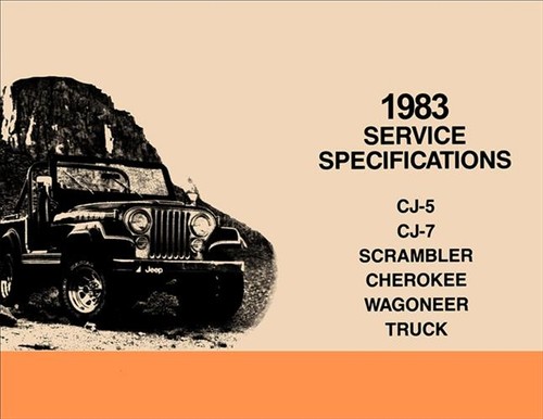 1983 jeep service - jeep,