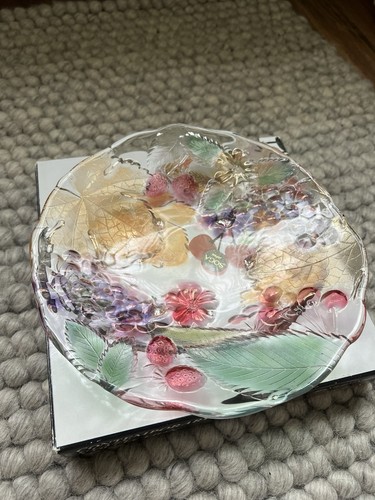 Vintage soga glass - glass, fruit