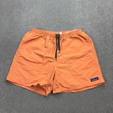 Patagonia Shorts Adult Medium Orange 5" Inseam Baggies Hiking Trail Beach Men