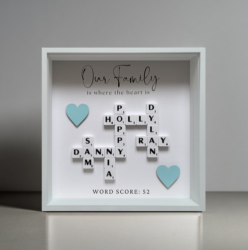 Personalised scrabble picture - personalised,