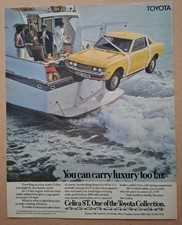 Toyota Celica Original UK Press Advert 1973