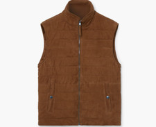 Brown Suede Gilet