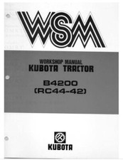Kubota B4200 RC44-42 Workshop