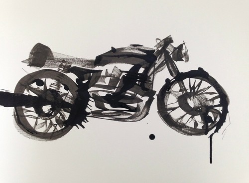 Original signed ink sketch - original,