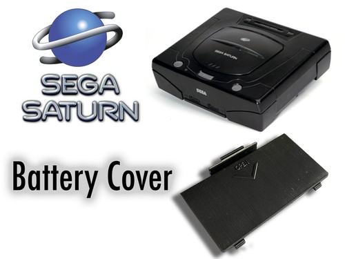 Sega saturn battery cover back - sega,