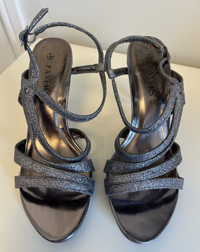 Pavers silver grey glitter - silver/grey,