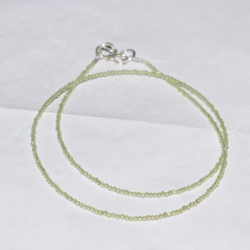 Natural green peridot gemstone - natural,
