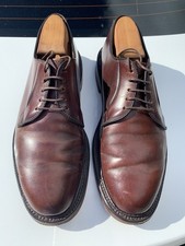 Alden Shoes Shell Cordovan 990 Lace-Up Leather Burgundy ＃8 Men US 7 B/D w/Box