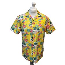 Primark Hawaiian Shirt Yellow