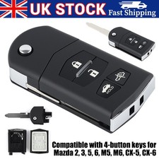 4 button flip key case for