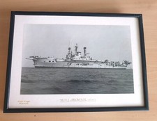 British Royal Naval Photograph of Aircraft Carrier HMS Ark Royal (R09) 1961-1973