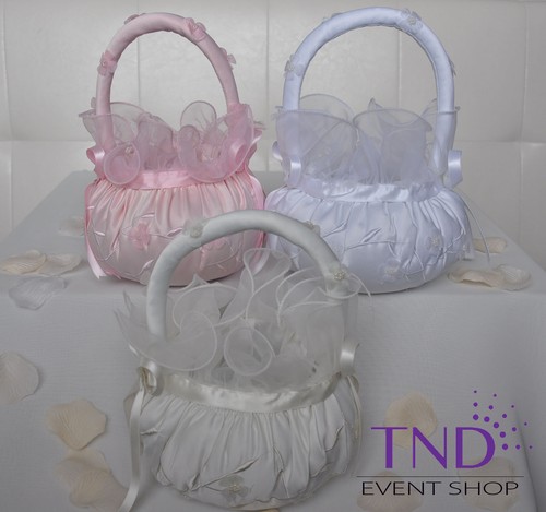 Wedding ceremony satin flower - satin,