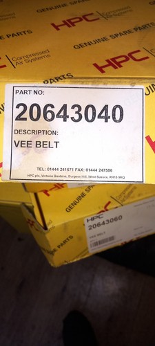 Hpc 20643040 ribbed drive - hpc,