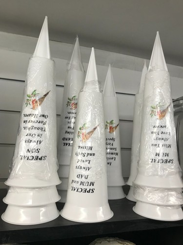 Plastic grave vase - vase, spike