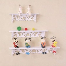 Pack of 3 White Floating Shelf