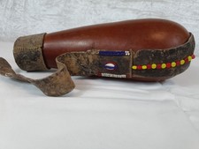 Beaded Maasai African Gourd Milk/Water Container