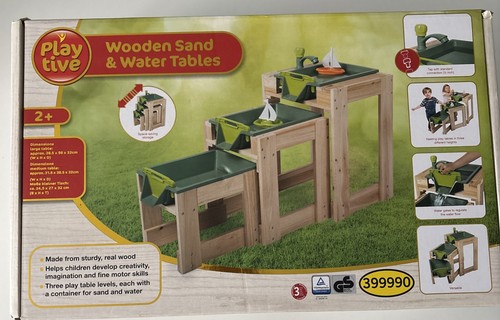 Wooden sand and water play - sand,