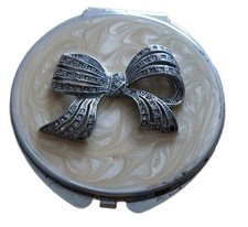 vintage compact mirror with