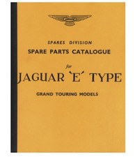 JAGUAR E-TYPE S1 3.8 PARTS MANUAL.