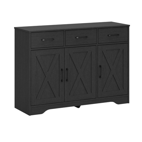 Wooden farmhouse sideboard - wooden, 3