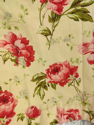 Curtains floral pair - to, m