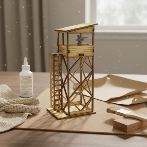 Scale watchtower model - scale,